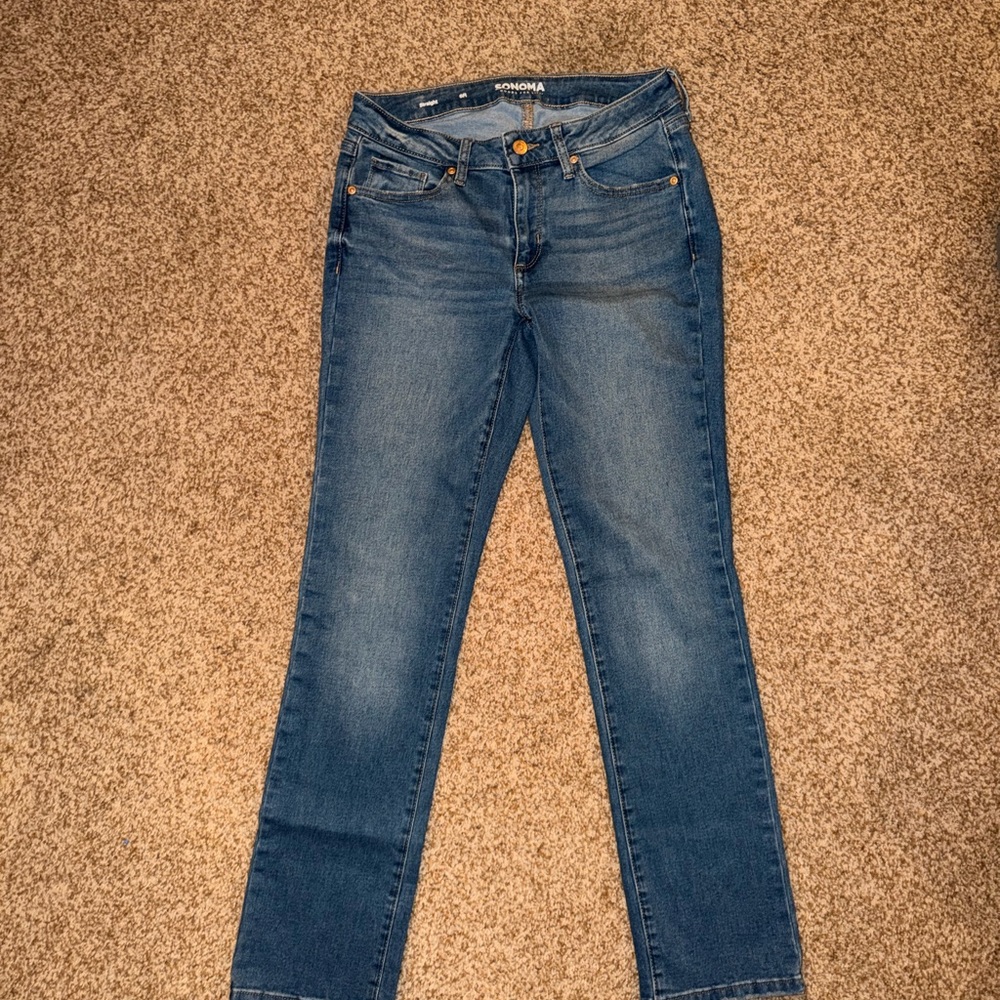 Sonoma Women's Classic Blue Boot Cut Jeans